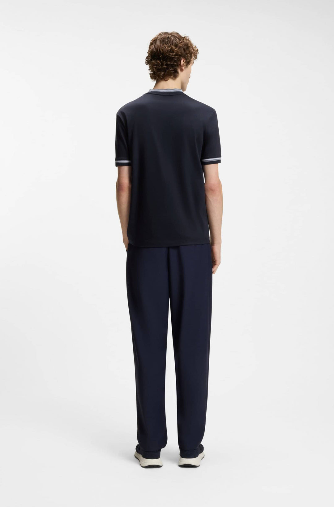 BOSS T-Shirts Slim Fit - H-TESSLER 202 50554536- Concorde Fashion#color_navy-404