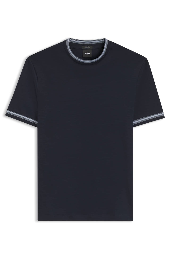 BOSS T-Shirts Slim Fit - H-TESSLER 202 50554536- Concorde Fashion#color_navy-404