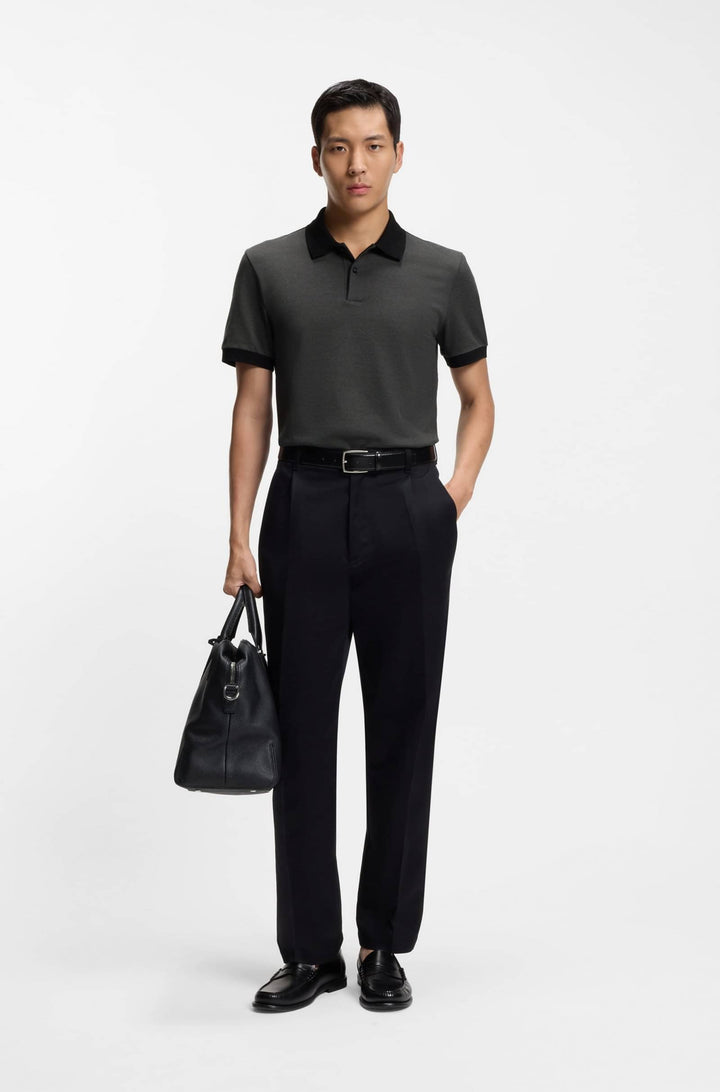 BOSS Polos Regular Fit - H-PARLAY 102 50555172- Concorde Fashion#color_black-001