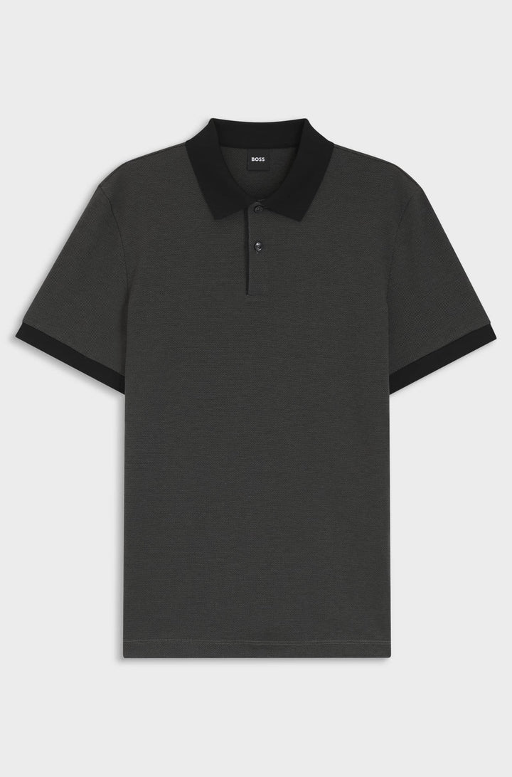 BOSS Polos Regular Fit - H-PARLAY 102 50555172- Concorde Fashion#color_black-001