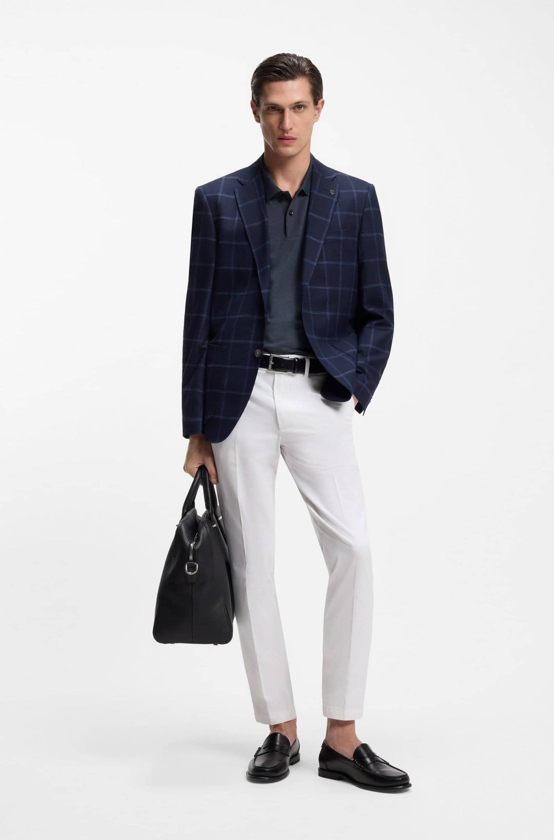 BOSS Polos Regular Fit - H-PARLAY 102 50555172- Concorde Fashion#color_navy-404