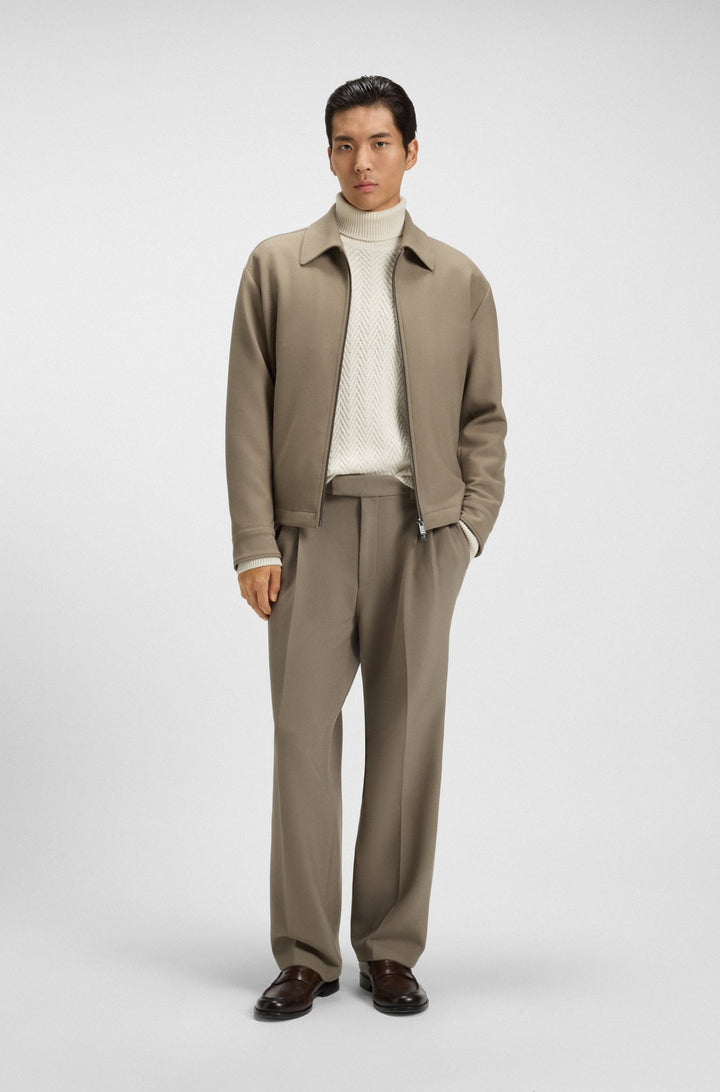 BOSS Sweaters Regular Fit - H-HATILO 50557700- Concorde Fashion#color_white-131