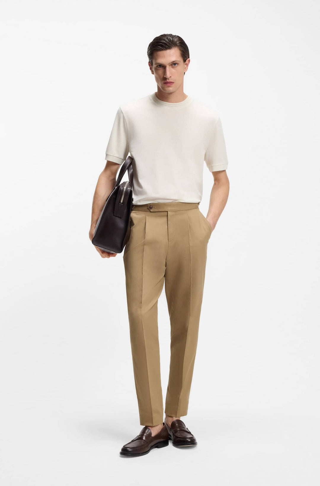 BOSS T-Shirts Regular Fit - H-THOMPSON 70 50554626- Concorde Fashion#color_white-131