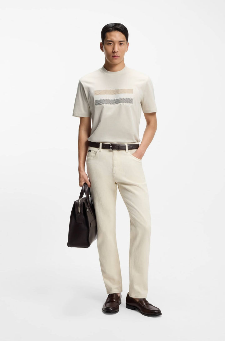 BOSS T-Shirts Regular Fit - C-TAUT 10 50556354- Concorde Fashion#color_white-131