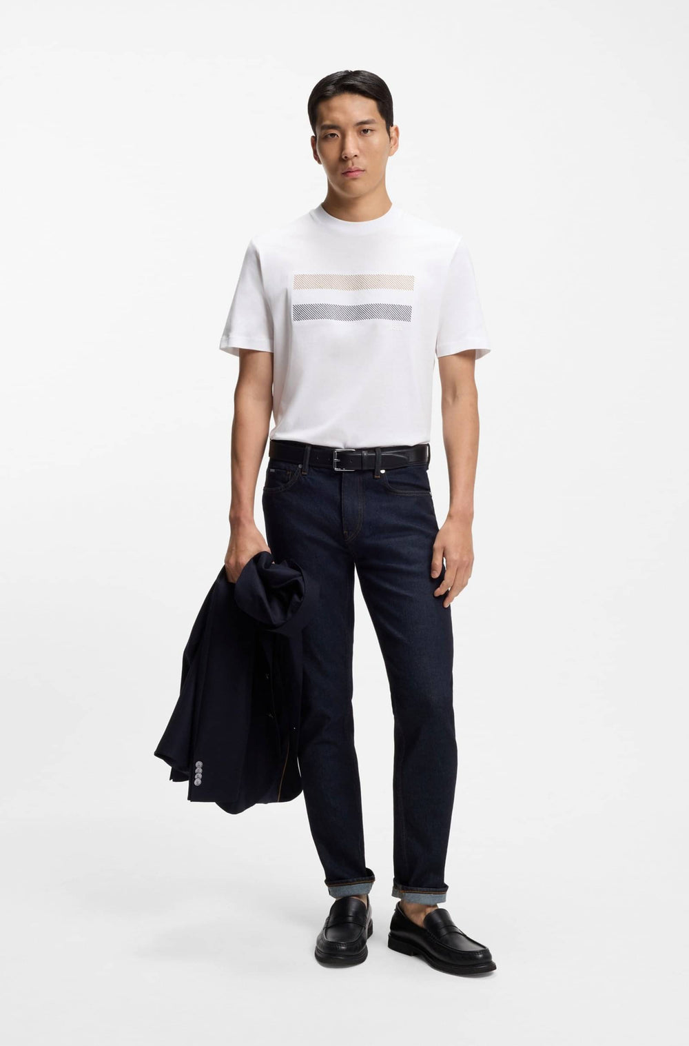 BOSS T-Shirts Regular Fit - C-TAUT 10 50556354- Concorde Fashion#color_white-100