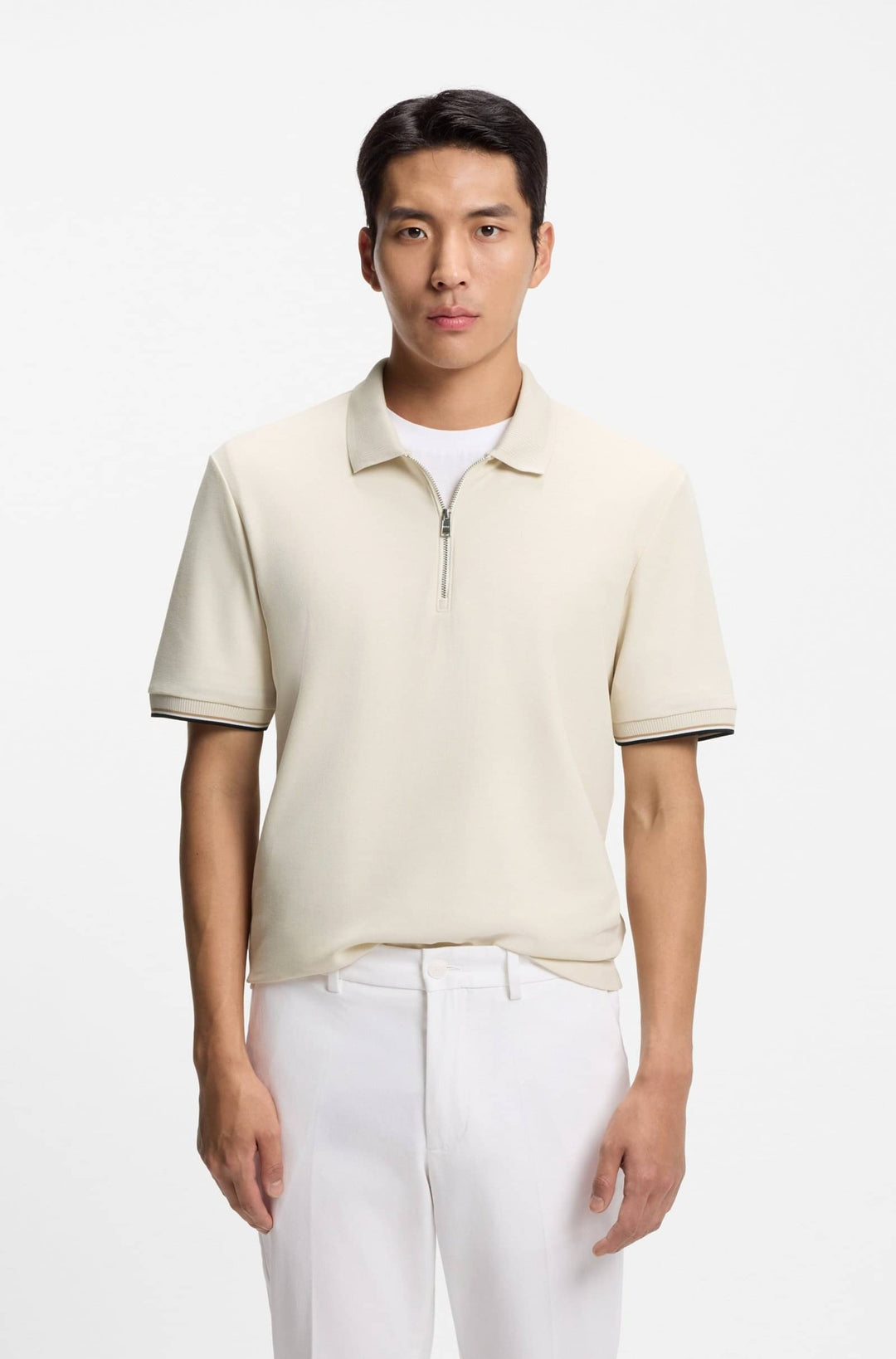 BOSS Polos Regular Fit - C-PEI 04 50555108- Concorde Fashion#color_white-131