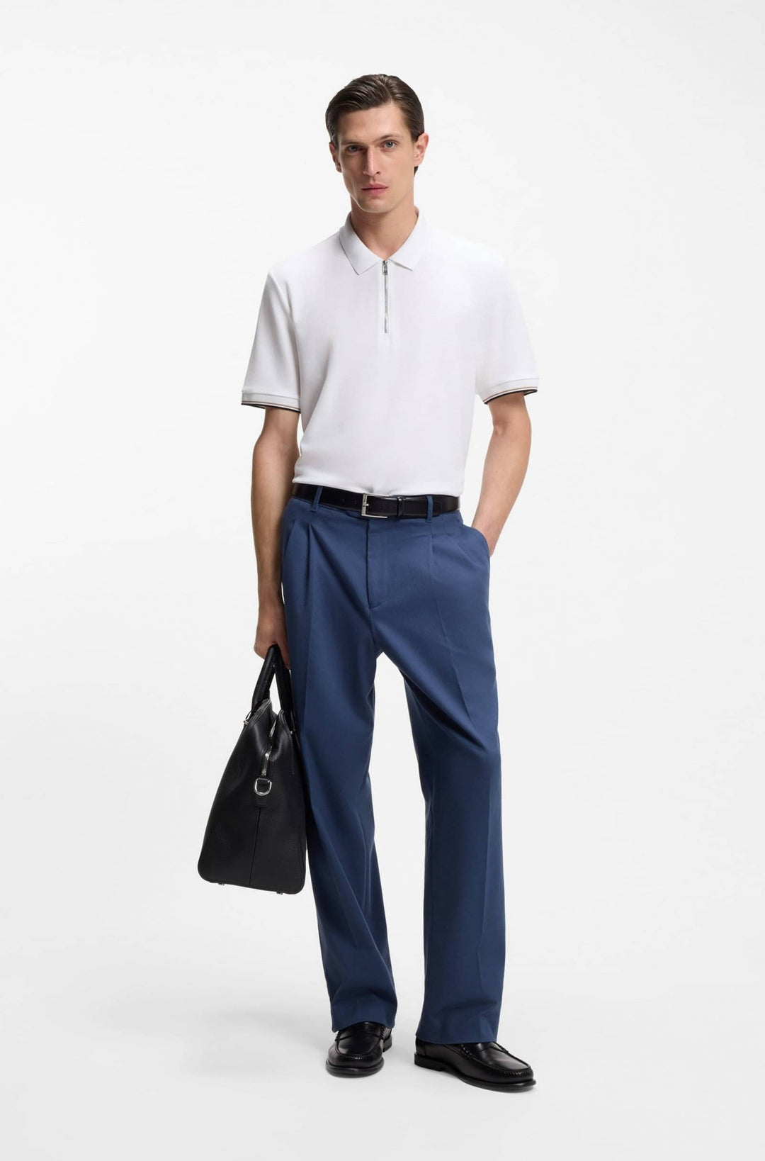 BOSS Polos Regular Fit - C-PEI 04 50555108- Concorde Fashion#color_white-100