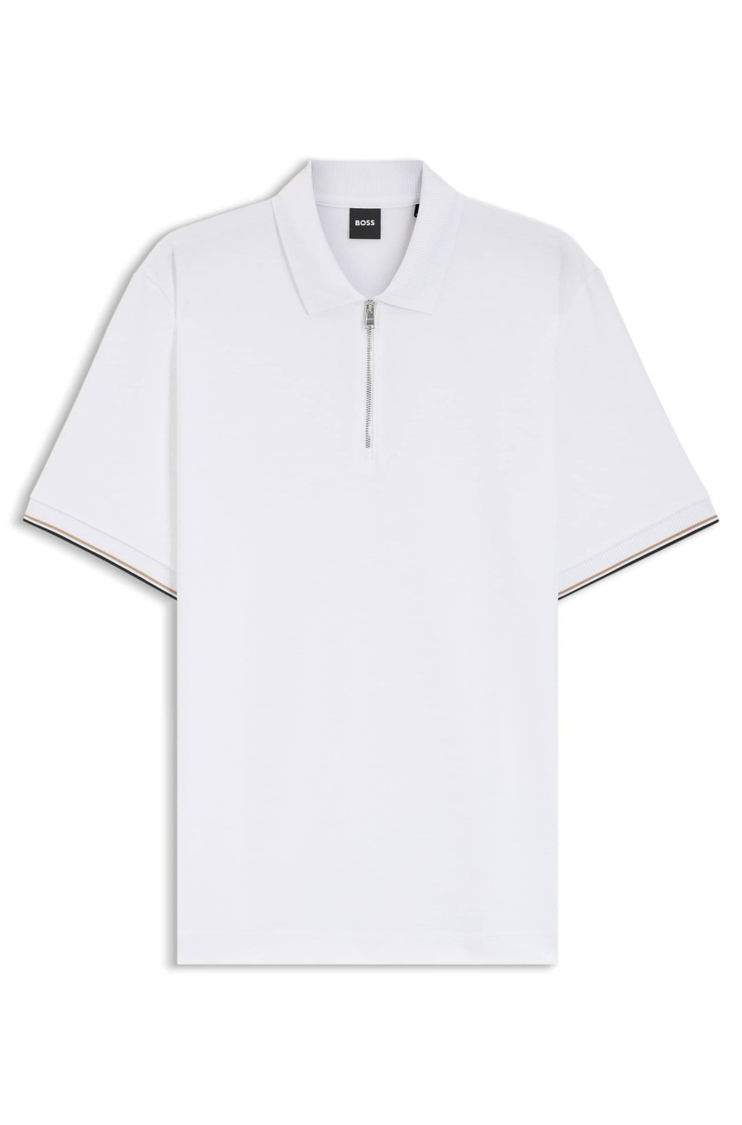BOSS Polos Regular Fit - C-PEI 04 50555108- Concorde Fashion#color_white-100