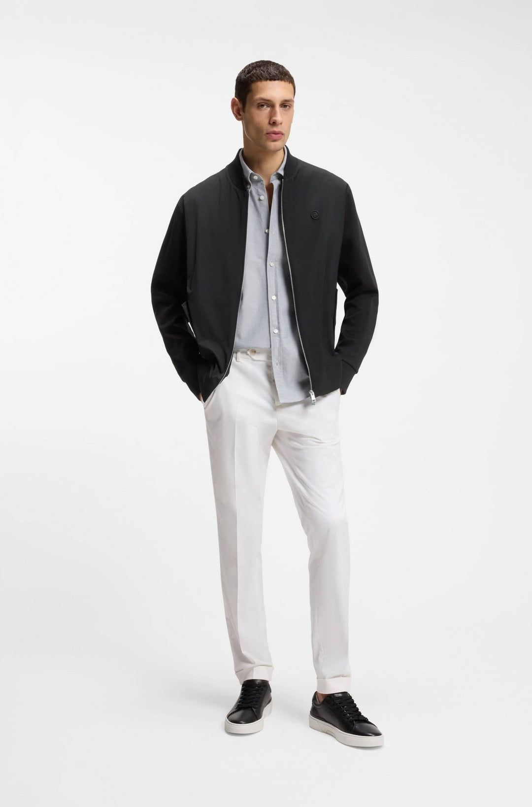 BOSS Sweatshirts Regular Fit - C-SKILES 98 50557853- Concorde Fashion#color_black-001