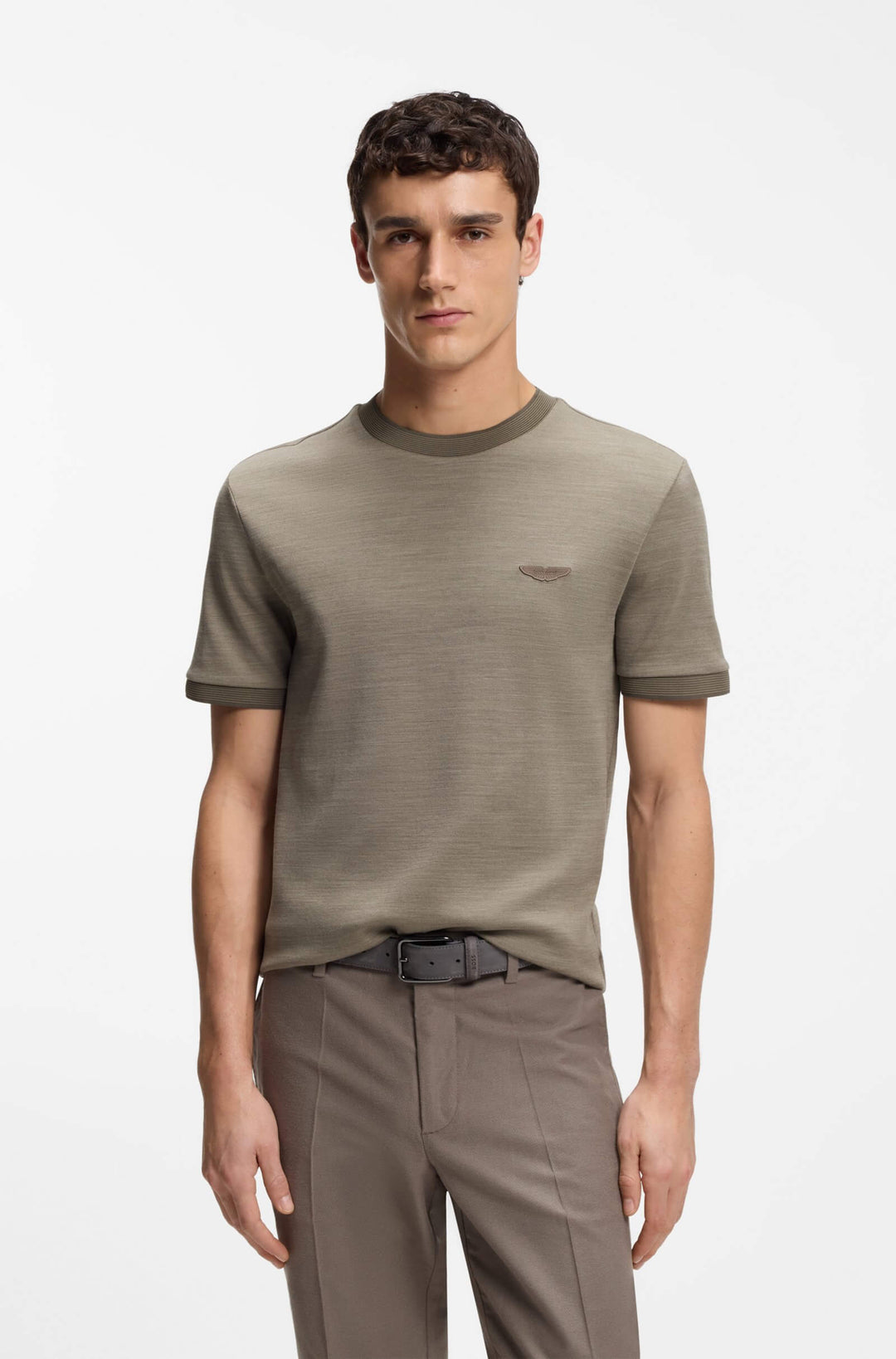 BOSS T-Shirts Regular Fit - C-THOMPSON 242_AM 50553812- Concorde Fashion#color_grey-077