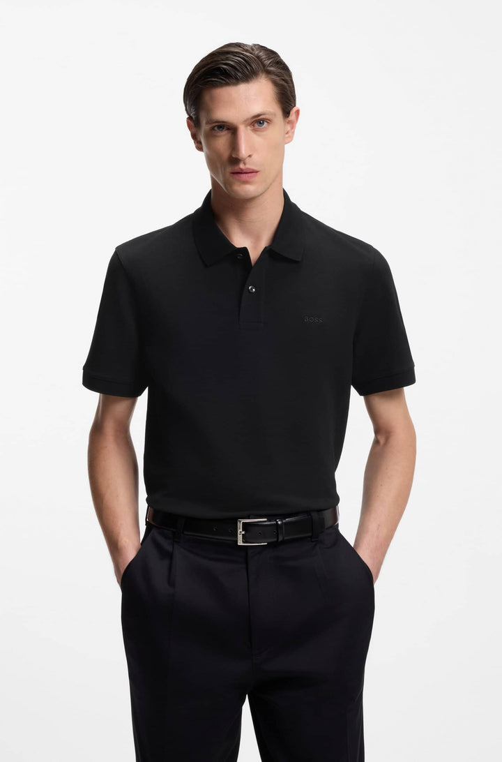 BOSS Polos Regular Fit - PALLAS 50553564- Concorde Fashion#color_black-001