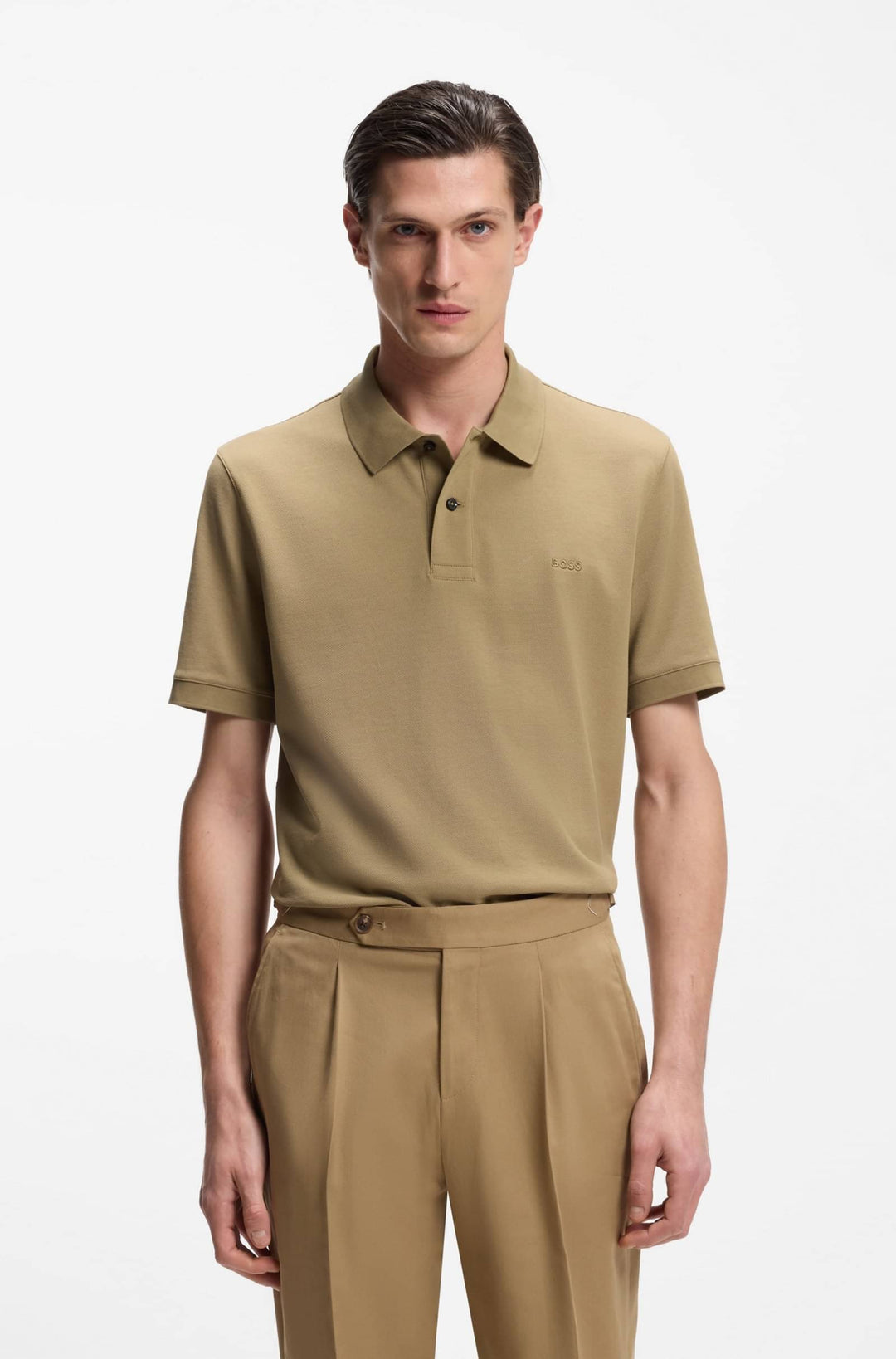 BOSS Polos Regular Fit - PALLAS 50553564- Concorde Fashion#color_beige-252