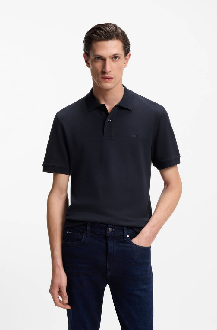 BOSS Polos Regular Fit - PALLAS 50553564- Concorde Fashion#color_navy-404