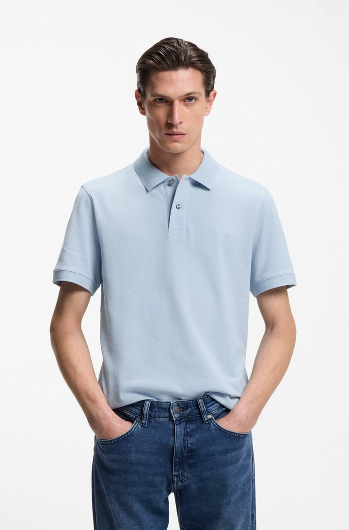 BOSS Polos Regular Fit - PALLAS 50553564- Concorde Fashion#color_blue-450