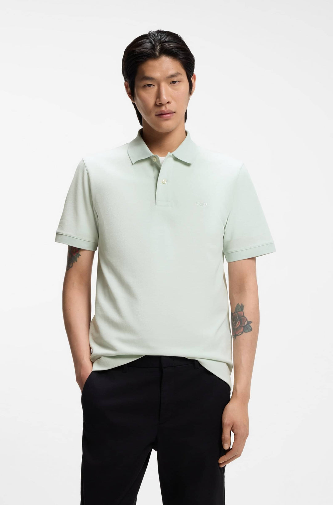 BOSS Polos Regular Fit - PALLAS 50553564- Concorde Fashion#color_green-332