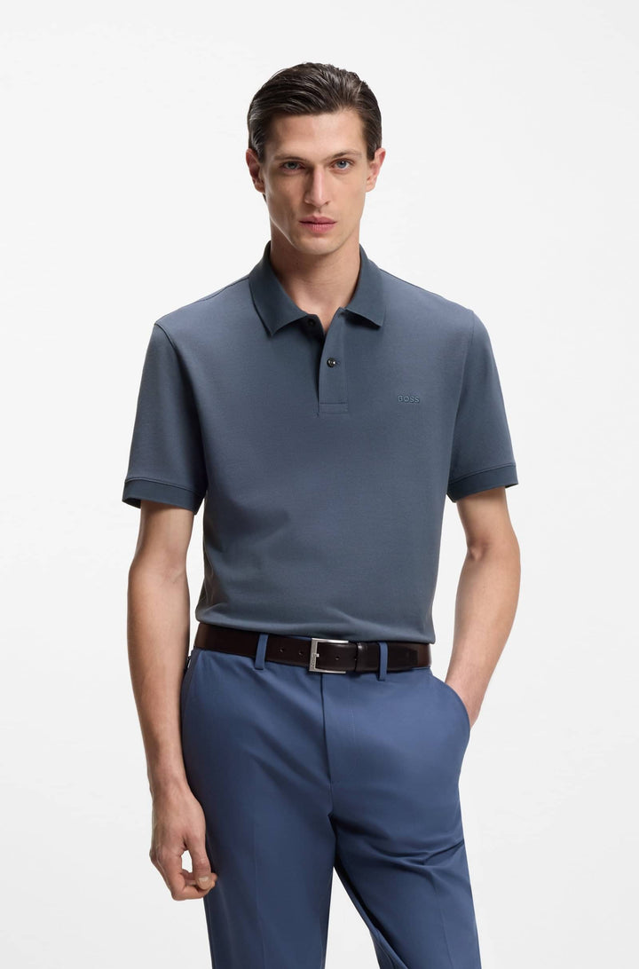 BOSS Polos Regular Fit - PALLAS 50553564- Concorde Fashion#color_blue-468