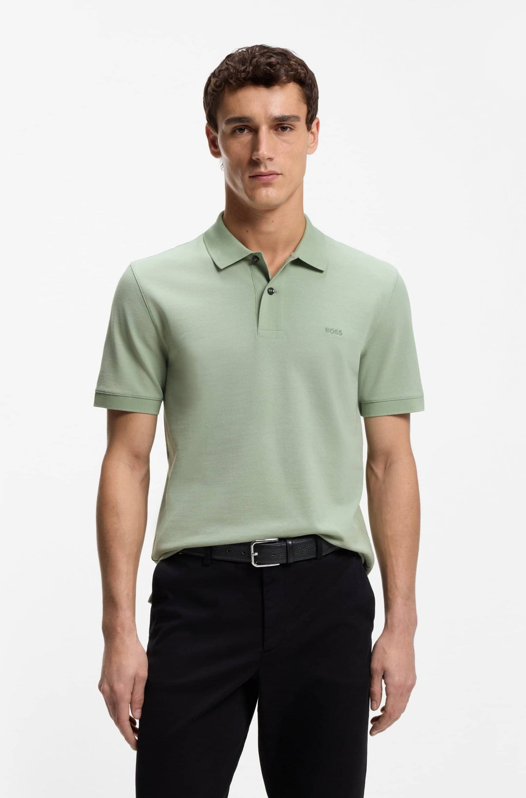 BOSS Polos Regular Fit - PALLAS 50553564- Concorde Fashion#color_green-373