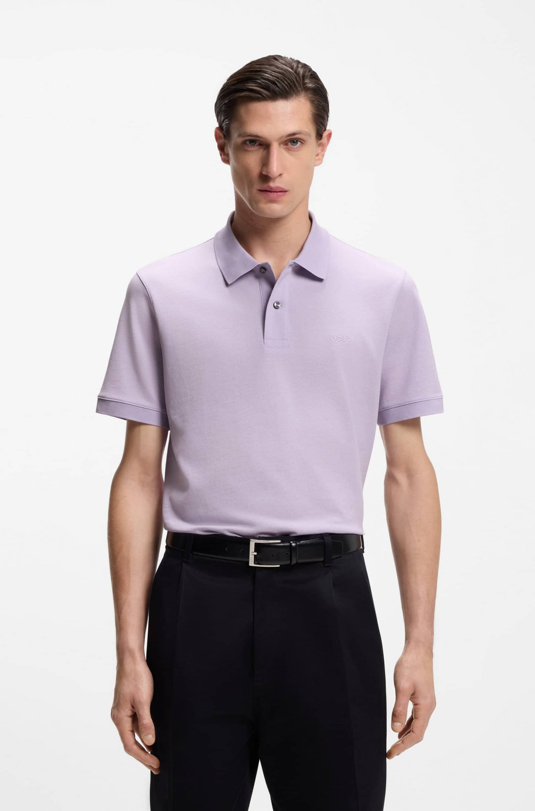 BOSS Polos Regular Fit - PALLAS 50553564- Concorde Fashion#color_purple-542
