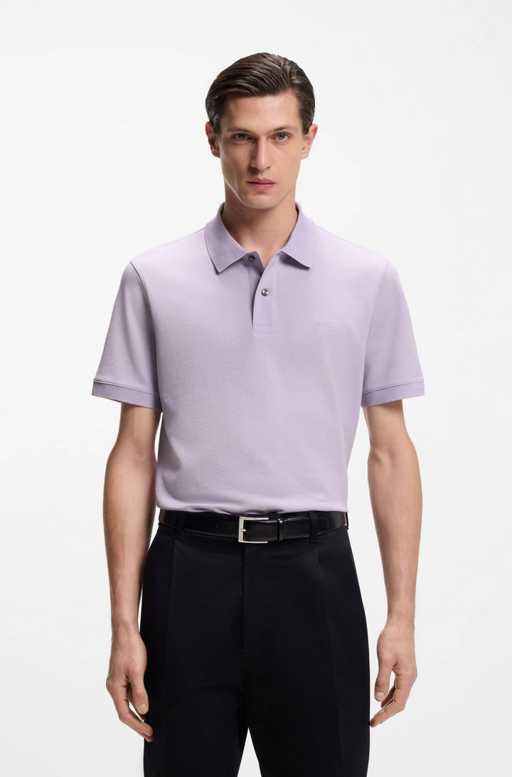 BOSS Polos Regular Fit - PALLAS 50553564- Concorde Fashion#color_purple-542