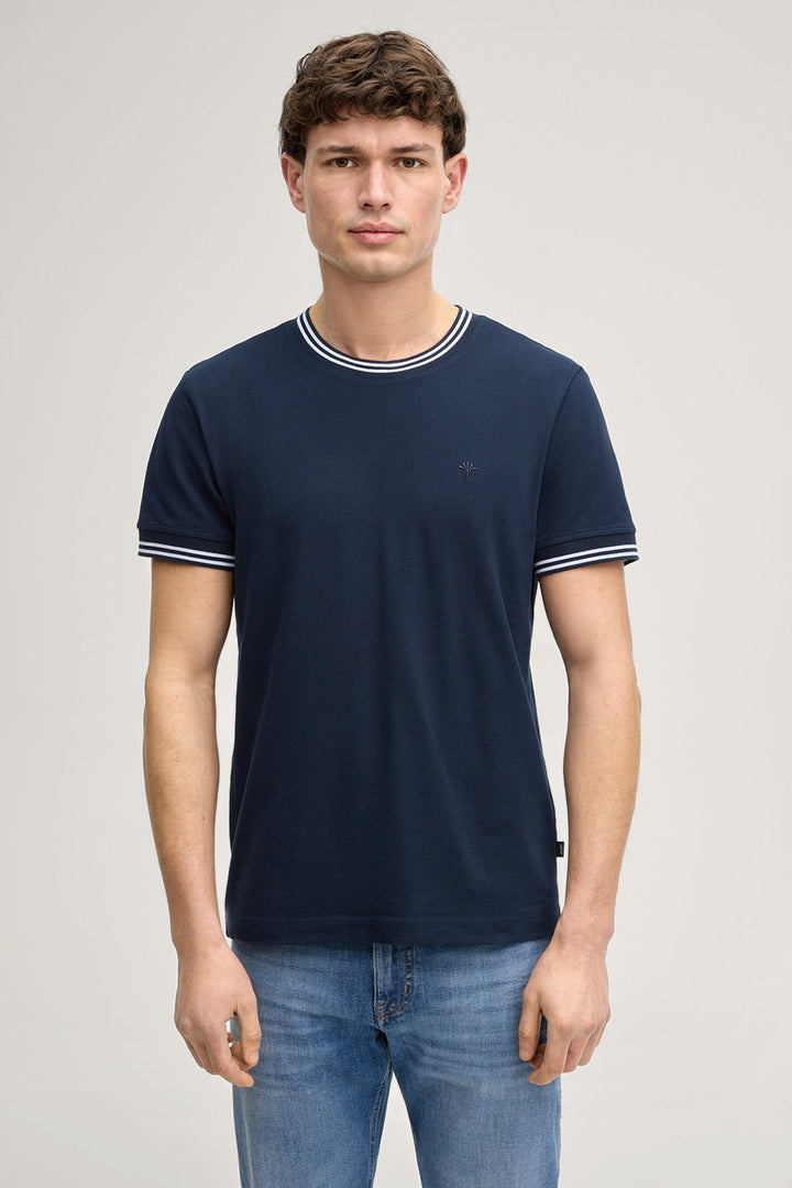 JOOP! T-Shirts Regular Fit - JJ-JOSE 30101942- Concorde Fashion#color_navy-405