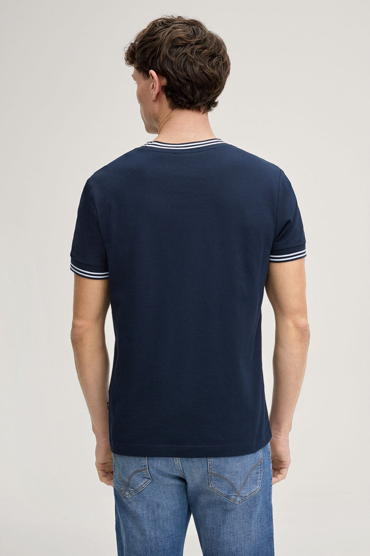 JOOP! T-Shirts Regular Fit - JJ-JOSE 30101942- Concorde Fashion#color_navy-405