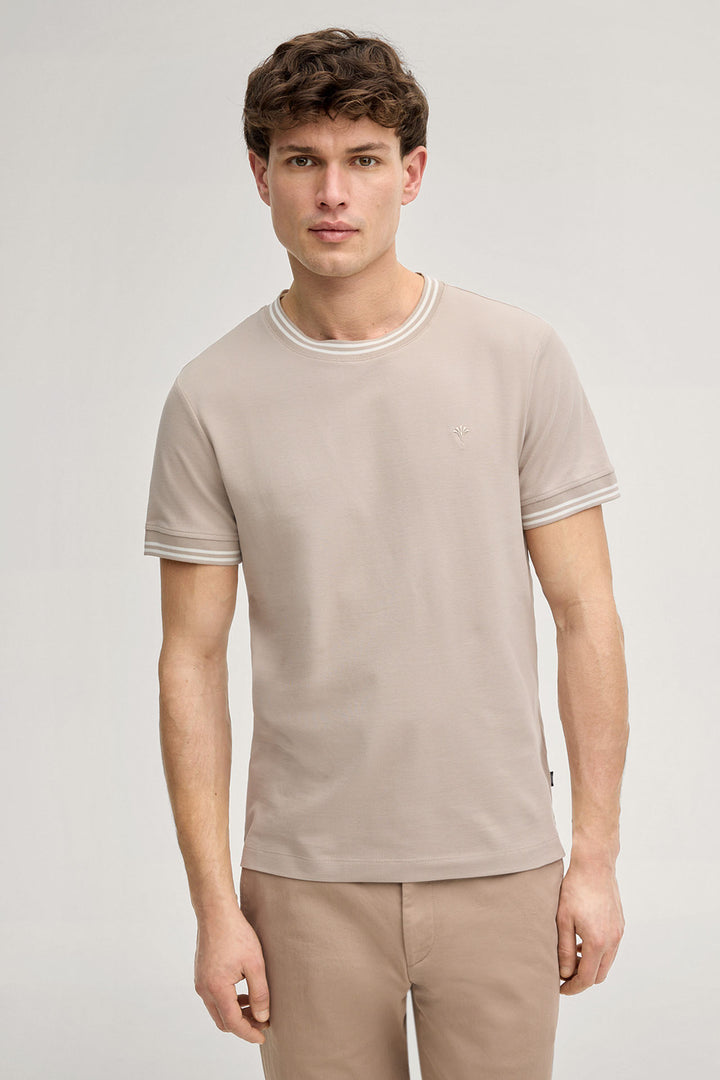 JOOP! T-Shirts Regular Fit - JJ-JOSE 30101942- Concorde Fashion#color_brown-242