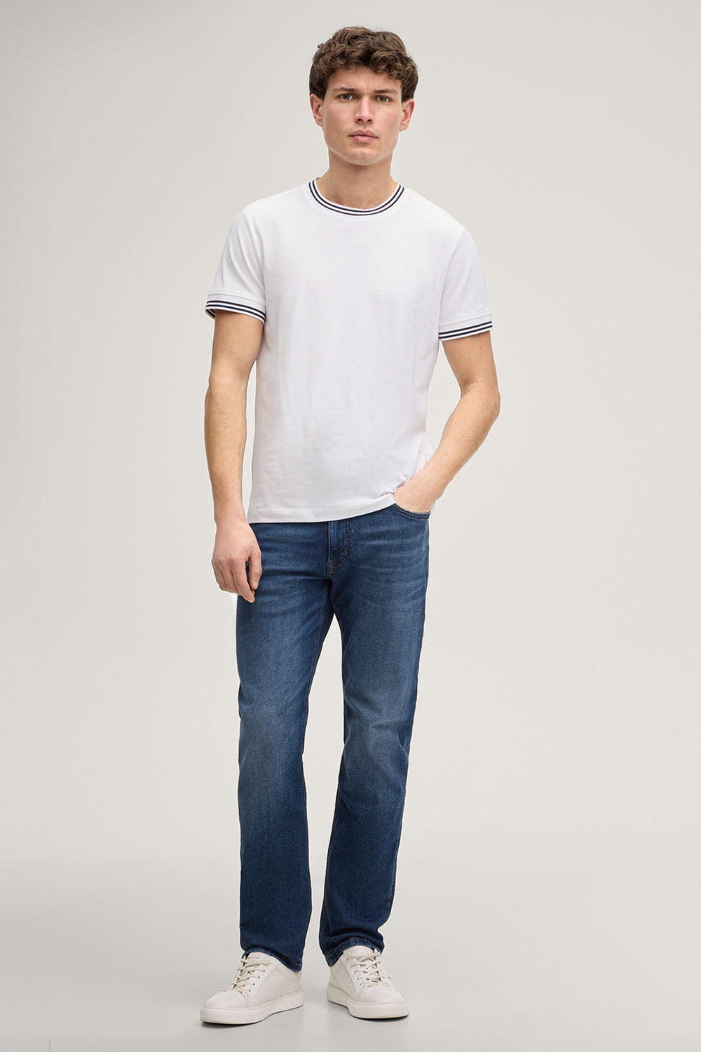 JOOP! T-Shirts Regular Fit - JJ-JOSE 30101942- Concorde Fashion#color_white-100