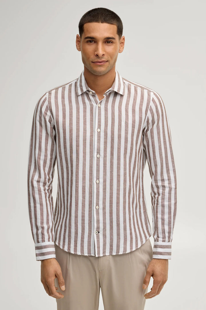 JOOP! Casual Shirts Slim fit - JSH-264PIT1-W 30102693- Concorde Fashion#color_brown-204