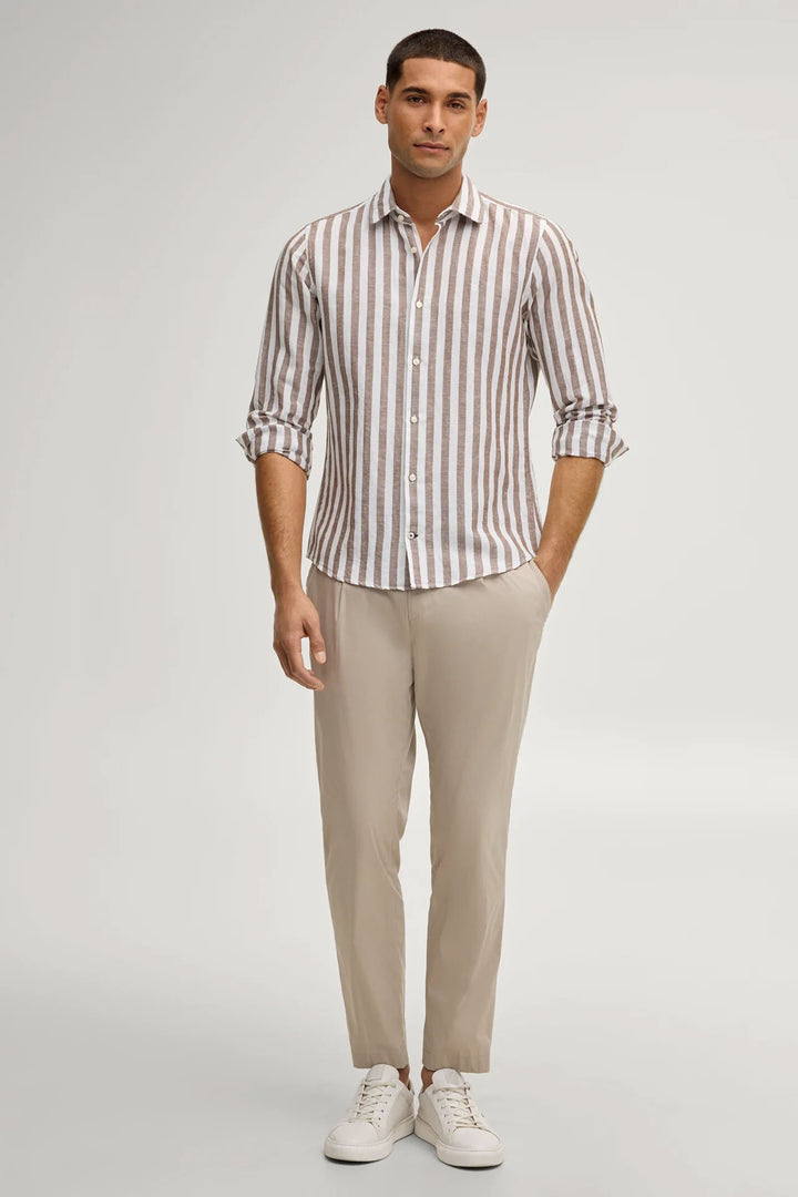 JOOP! Casual Shirts Slim fit - JSH-264PIT1-W 30102693- Concorde Fashion#color_brown-204