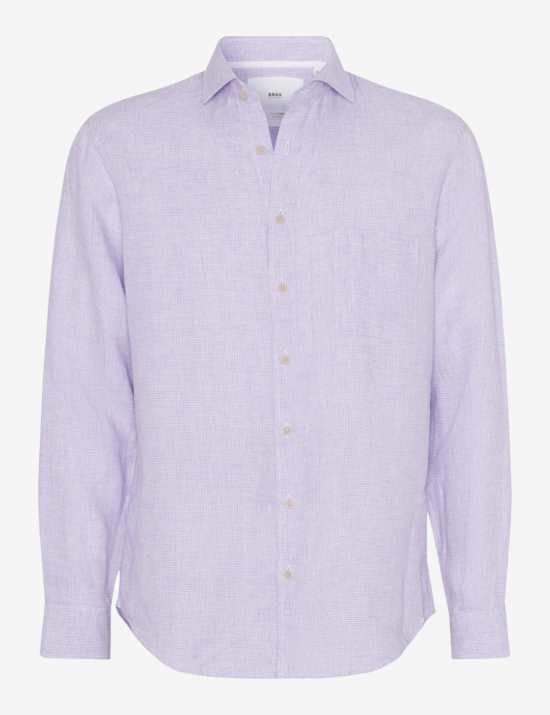 Brax  Casual Shirts in Linen - HAROLD C 44-3528 (744 261 00)- Concorde Fashion#color_pink-84