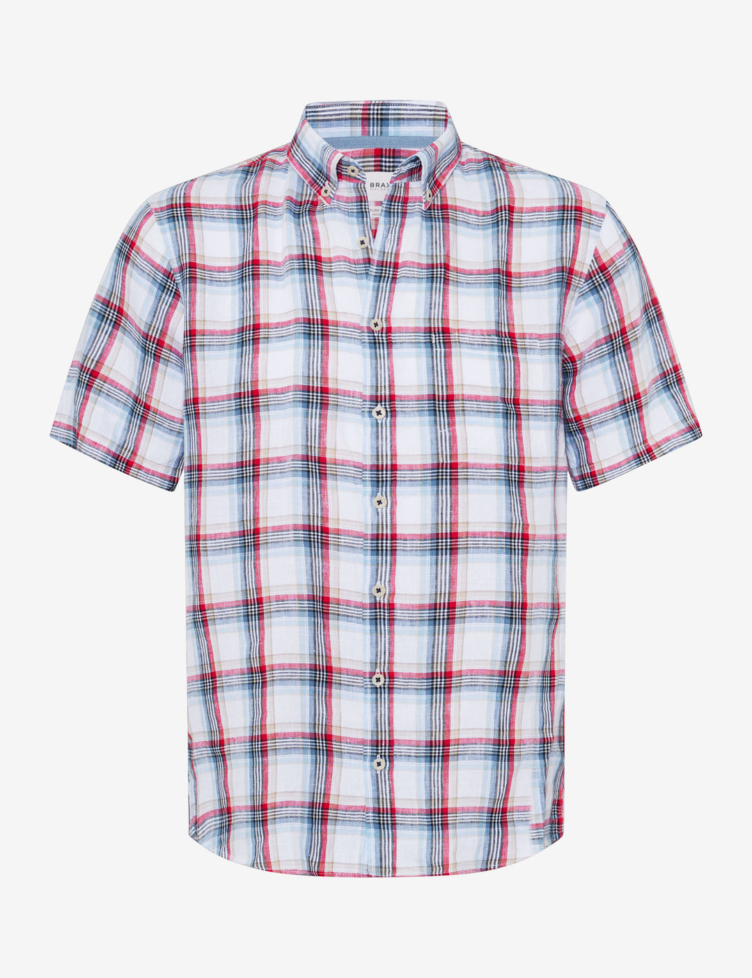 Brax  Casual Shirts in Linen - DAN C 44-3588 (744 204 00)- Concorde Fashion#color_grey-44