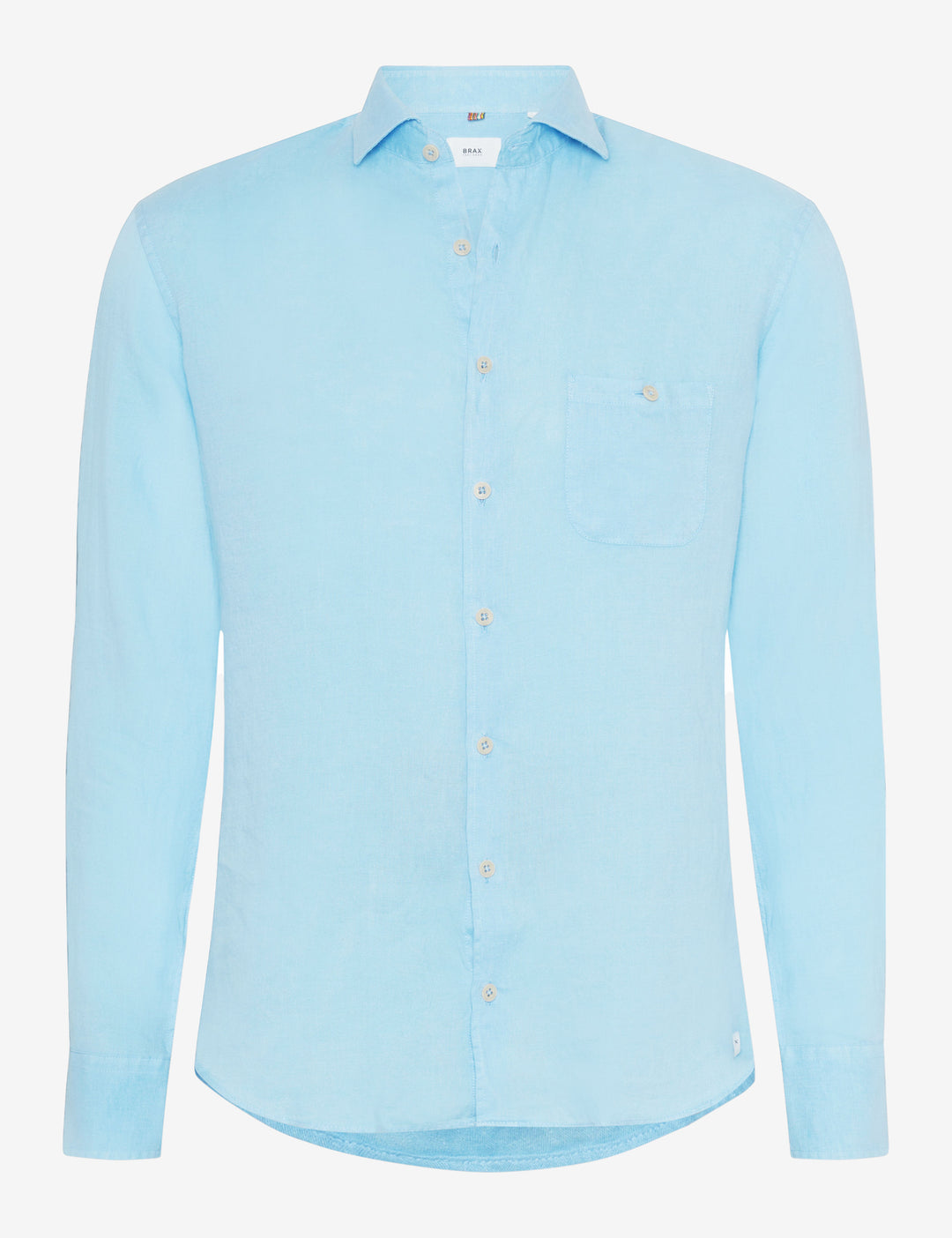 Brax  Casual Shirts in Linen - HAROLD U 44-3738 (744 262 00)- Concorde Fashion#color_blue-28