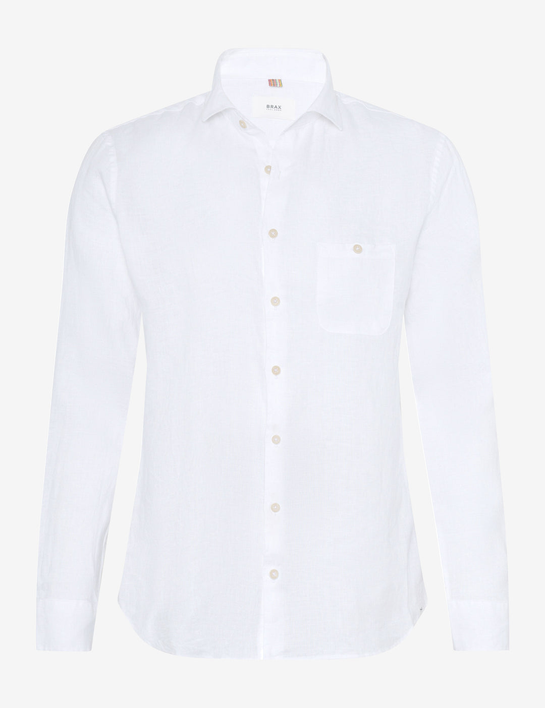 Brax  Casual Shirts in Linen - HAROLD U 44-3738 (744 262 00)- Concorde Fashion#color_white-99