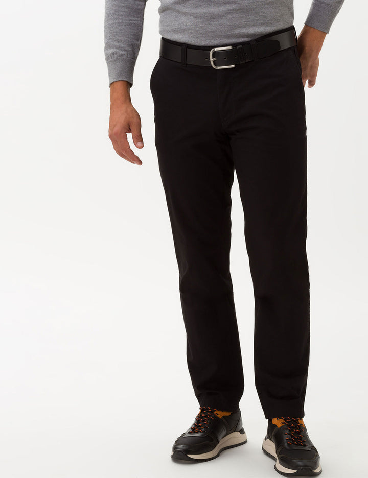 EUREX Regular Fit Chinos in Cotton Mix - JIM 50-1900 (058 386 20)- Concorde Fashion#color_black-01