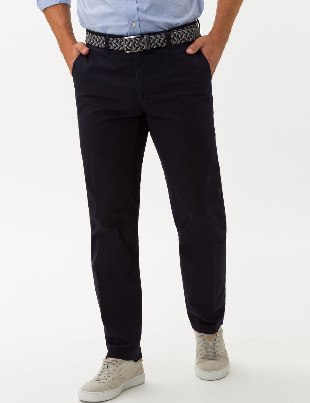 EUREX Regular Fit Chinos in Cotton Mix - JIM 50-1900 (058 386 20)- Concorde Fashion#color_navy-21