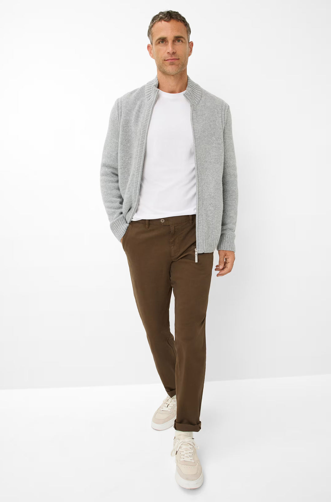 Eurex Chinos Regular Fit - JIM- Concorde Fashion#color_brown-53