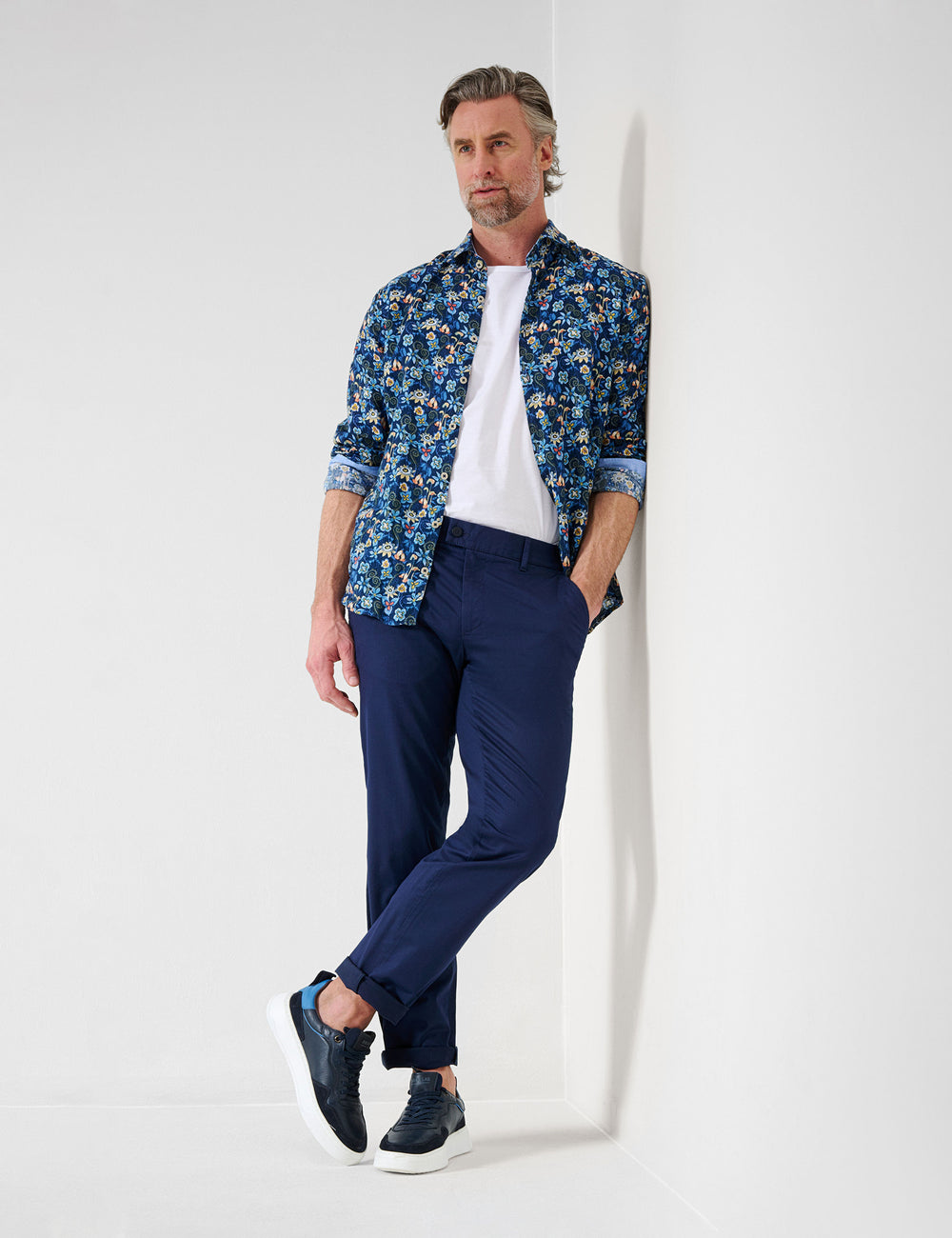 EUREX  Chinos in Cotton Mix - THILO 51-1548 (058 383 20)- Concorde Fashion#color_navy-23