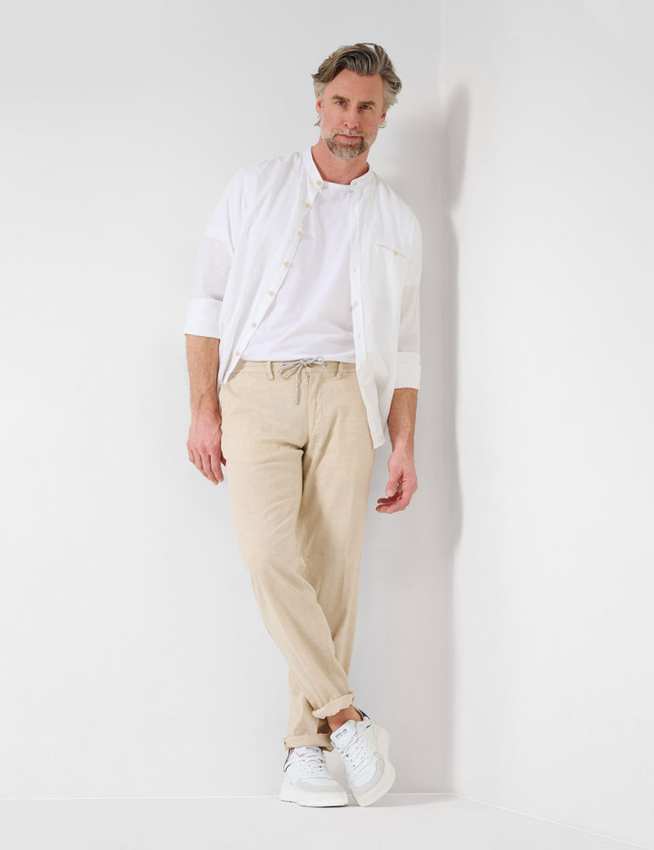 EUREX  Chinos in Linen Mix - TILL 54-2908 (058 329 20)- Concorde Fashion#color_grey-58