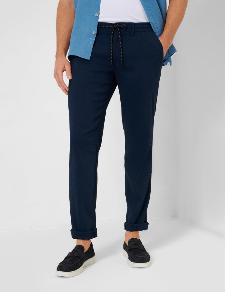 EUREX  Chinos in Linen Mix - TILL 54-2908 (058 329 20)- Concorde Fashion#color_navy-23
