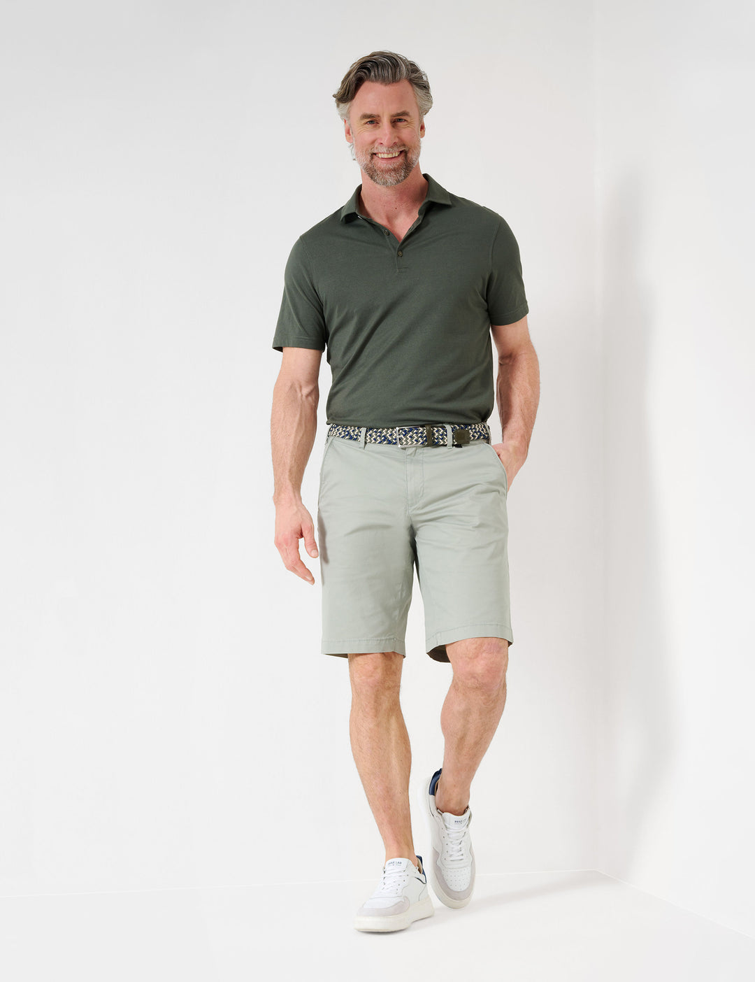 EUREX  Shorts in Cotton Mix - BURT 54-6448 (059 373 20)- Concorde Fashion#color_green-36