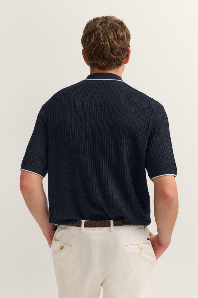 Bugatti Polos Modern Fit - 15538E 7100- Concorde Fashion#color_navy-390