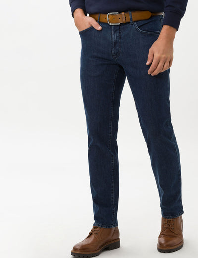 Brax Modern Fit Jeans in Cotton Mix - CADIZ 80-0070 (079 607 20)- Concorde Fashion#color_blue-24