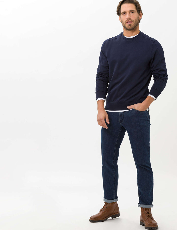 Brax Modern Fit Jeans in Cotton Mix - CADIZ 80-0070 (079 607 20)- Concorde Fashion#color_blue-24