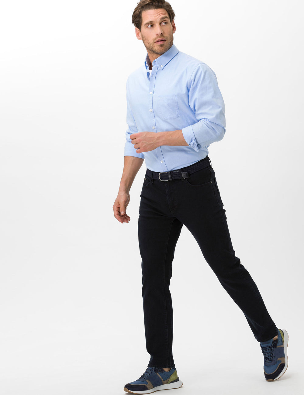 Brax Modern Fit Jeans in Cotton Mix - CADIZ 80-0070 (079 607 20)- Concorde Fashion#color_navy-22