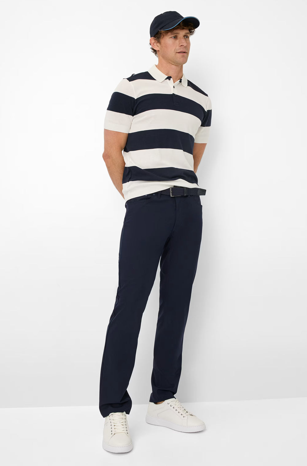 Brax Trousers Modern Fit - CHUCK- Concorde Fashion#color_navy-23