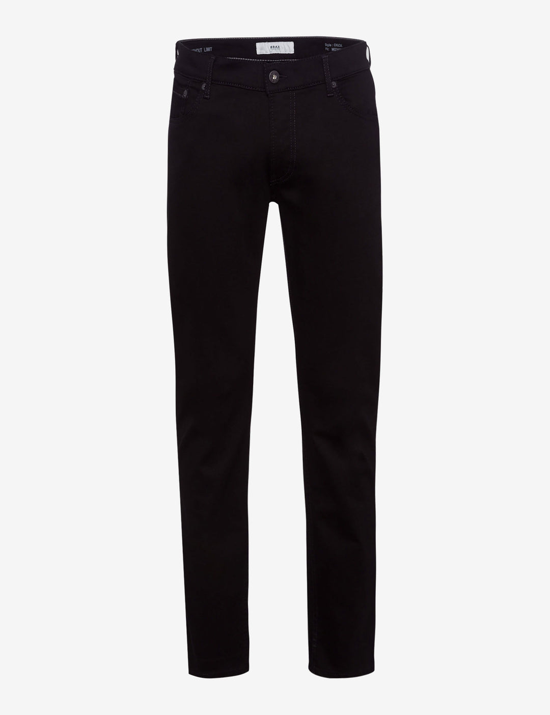 Brax Regular Fit Slim Fit Jeans in Cotton Mix - CHUCK 80-6450 (079 630 20)- Concorde Fashion#color_black-01