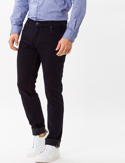 Brax Regular Fit Slim Fit Jeans in Cotton Mix - CHUCK 80-6450 (079 630 20)- Concorde Fashion#color_navy-22