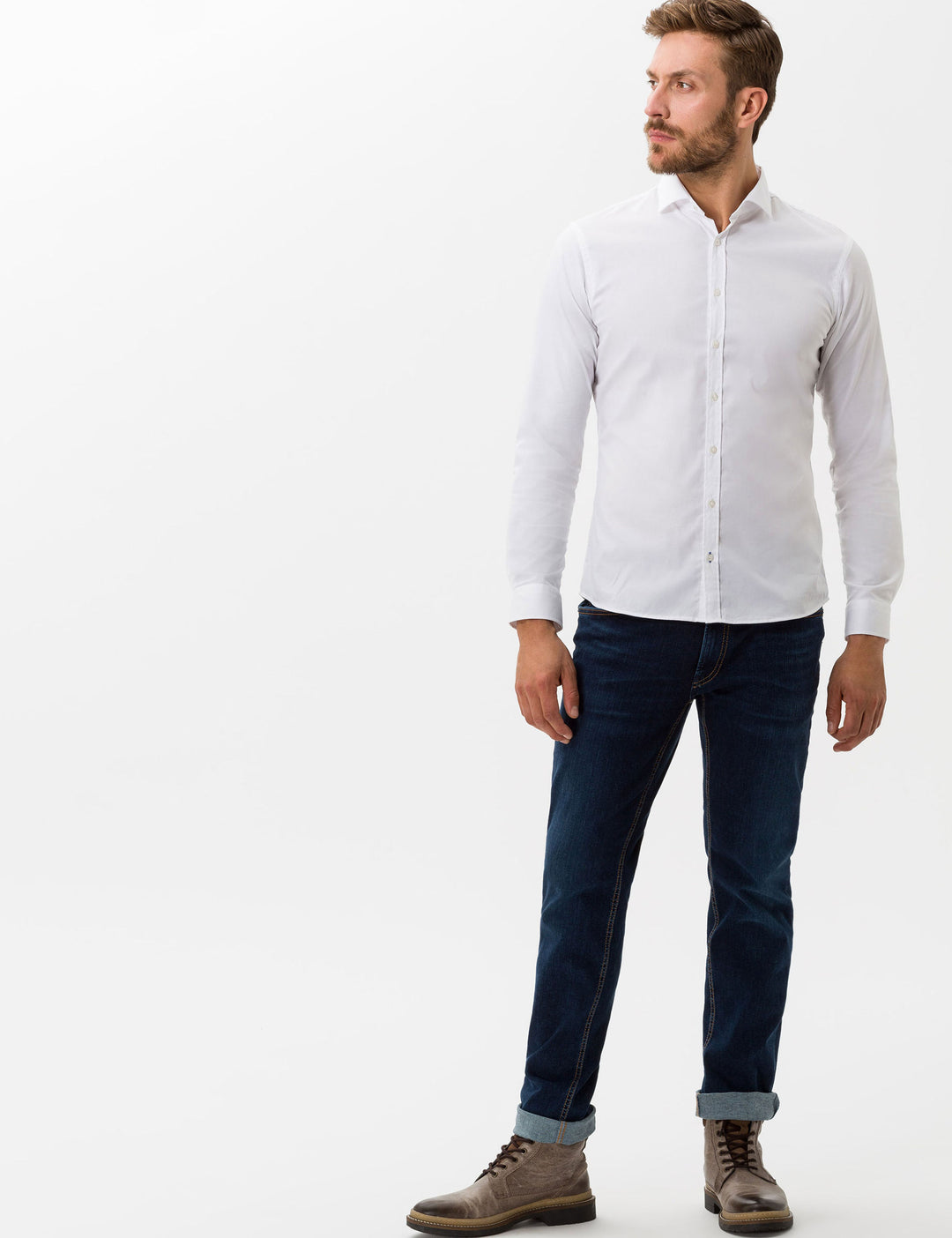 Brax Modern Fit Jeans in Cotton Mix - CHUCK 80-6460 (079 530 20)- Concorde Fashion#color_blue-25