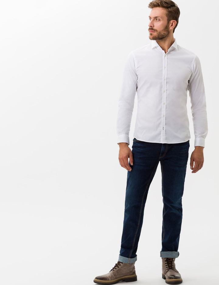 Brax Modern Fit Jeans in Cotton Mix - CHUCK 80-6460 (079 530 20)- Concorde Fashion#color_blue-25