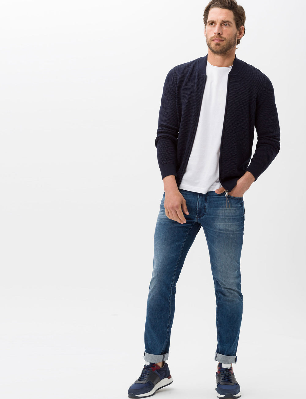 Brax Modern Fit Jeans in Cotton Mix - CHUCK 80-6460 (079 530 20)- Concorde Fashion#color_blue-26